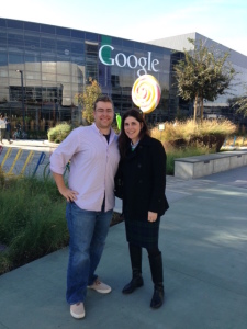 Matt and I at Google