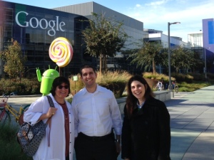 Sabrina Michael and I at Google