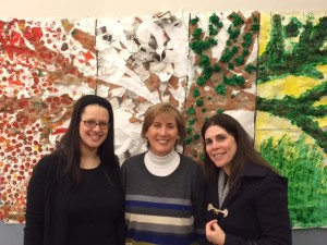 From left, Dana Keil, Shelley Cohen, and me