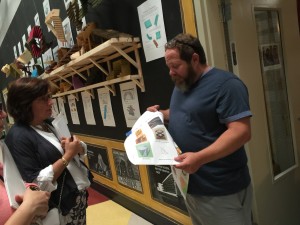 Jeff and staircase to nowhere